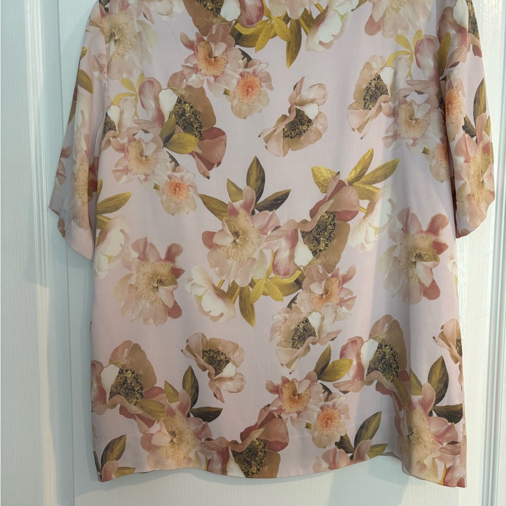Brooks Brothers Pink Short Sleeve Blouse